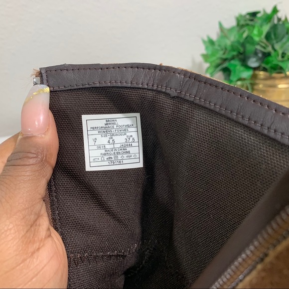 MERRELL Emery Buckle Boot Distressed Leather - Picture 8 of 8